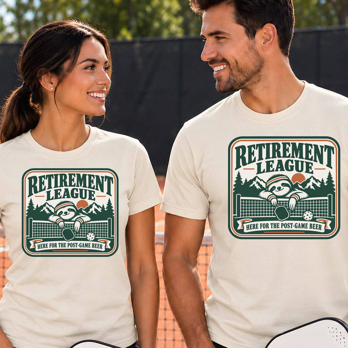 Retirement League "Here for the Post-Game Beer" T-Shirt