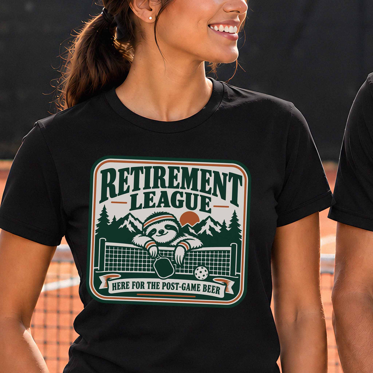 Retirement League "Here for the Post-Game Beer" T-Shirt