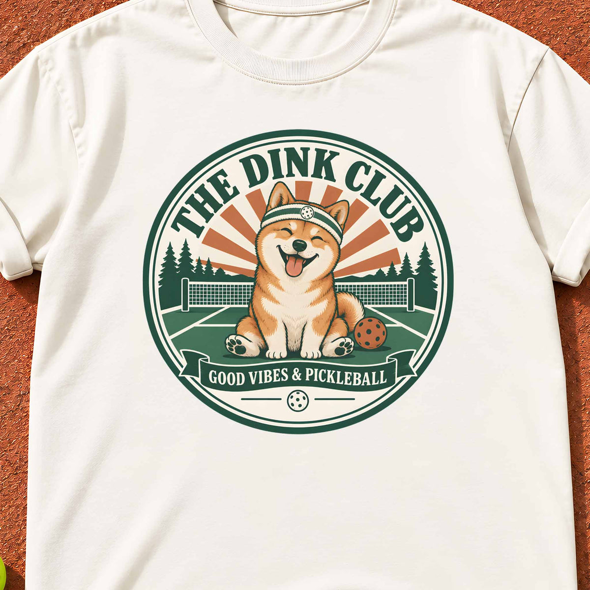 Good Vibes Shiba "The Dink Club" T-Shirt
