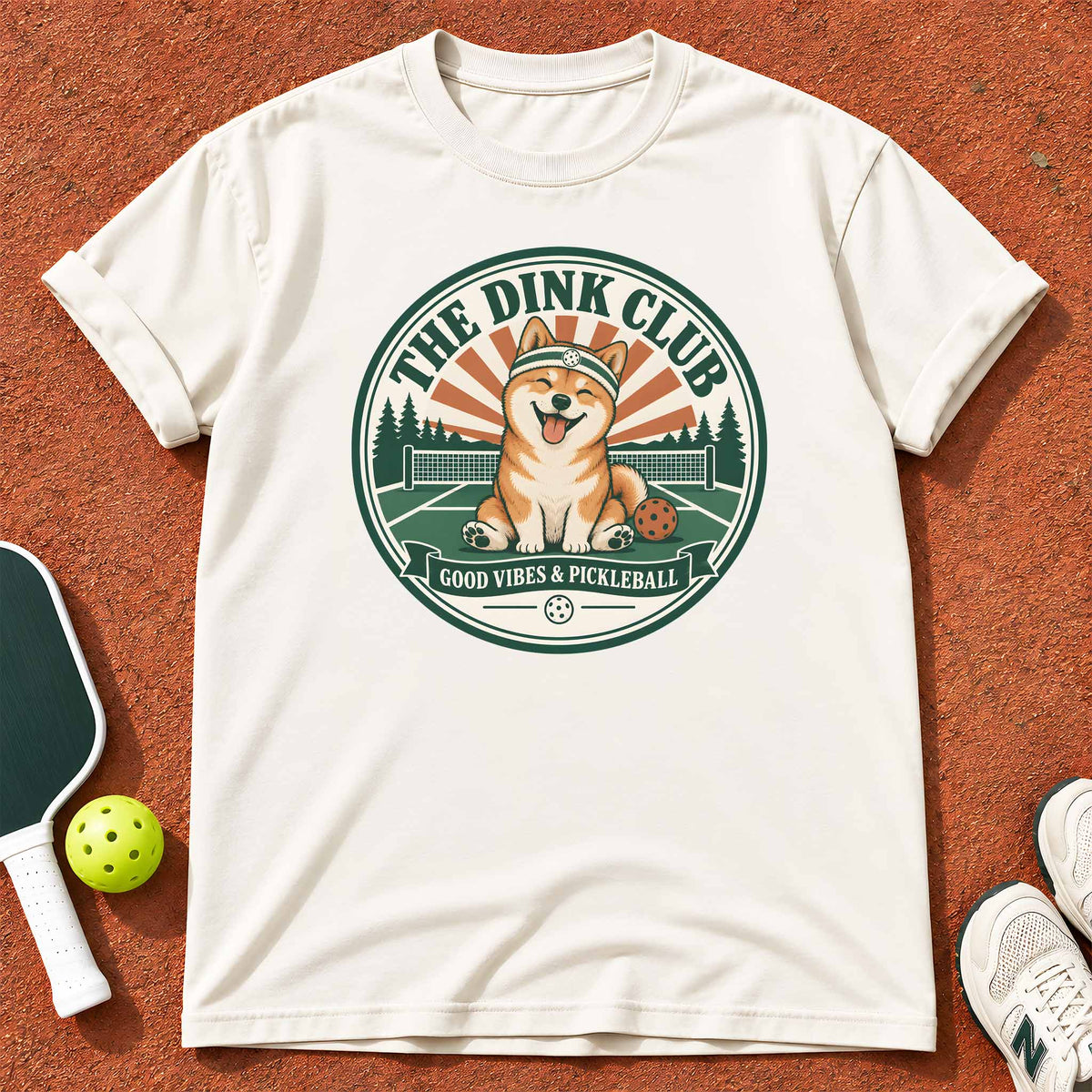 Good Vibes Shiba "The Dink Club" T-Shirt