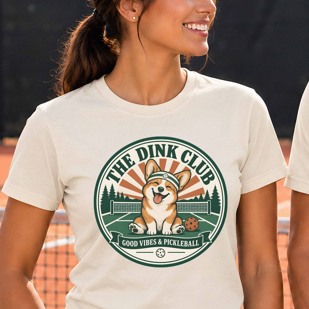 Good Vibes Corgi "The Dink Club" T-Shirt