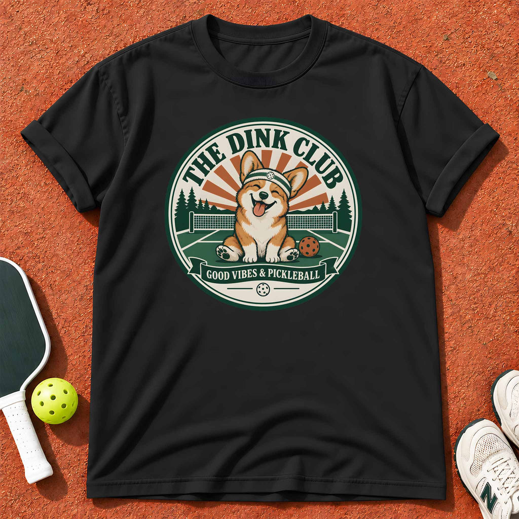 Good Vibes Corgi "The Dink Club" T-Shirt