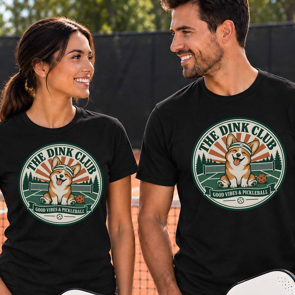 Good Vibes Corgi "The Dink Club" T-Shirt
