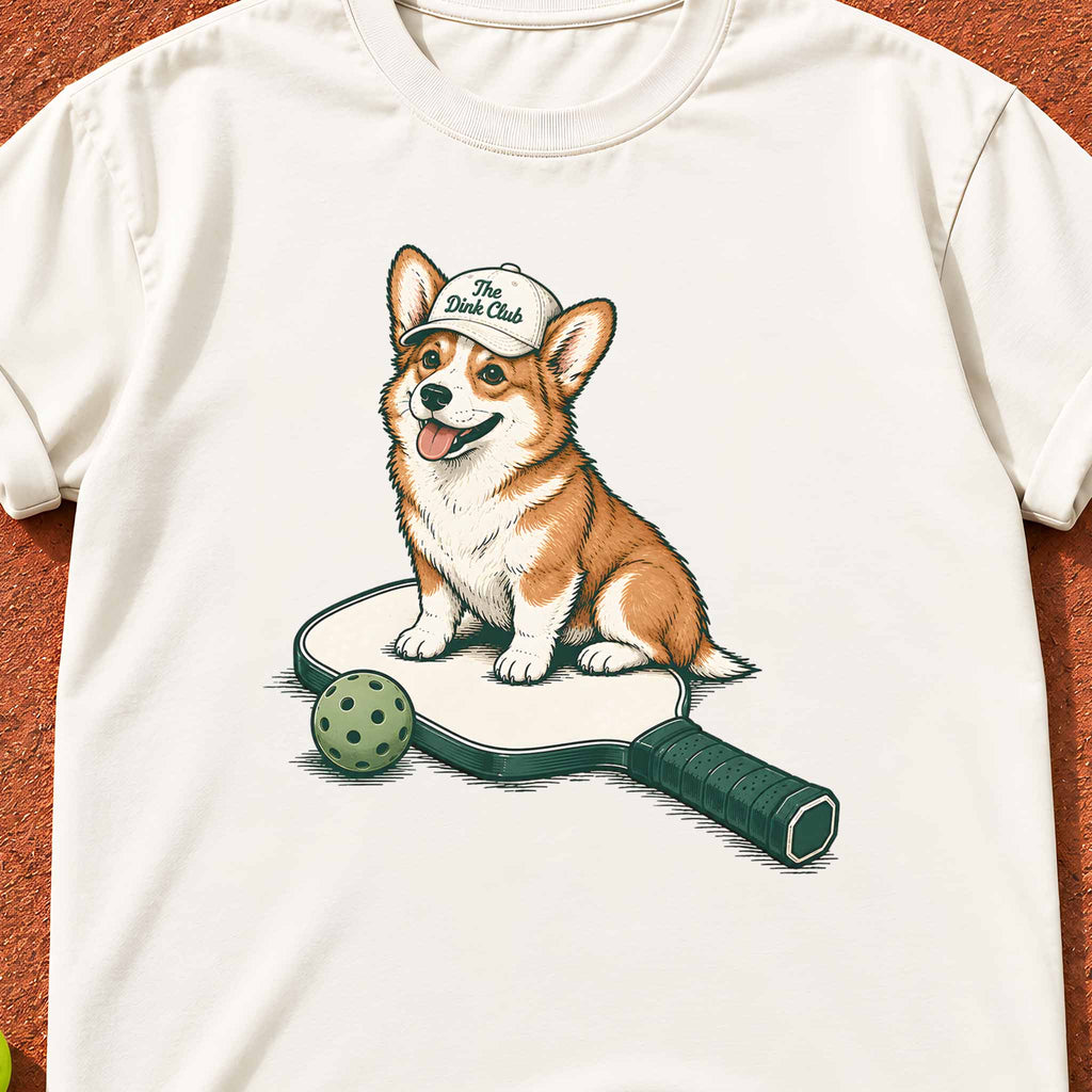 Paddle Buddy Corgi "The Dink Club" T-Shirt