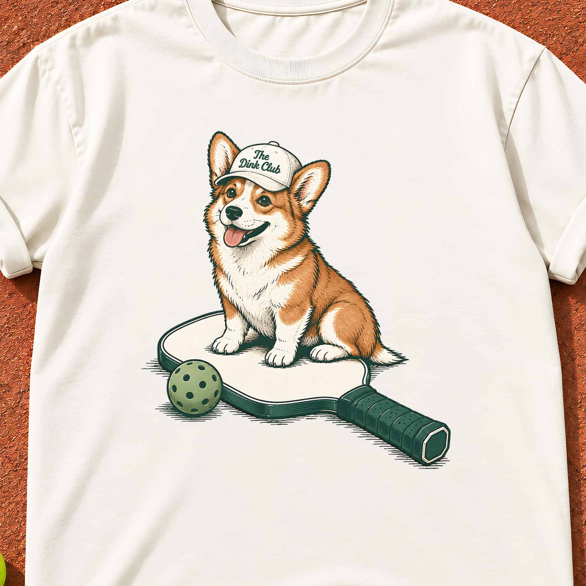 Paddle Buddy Corgi "The Dink Club" T-Shirt