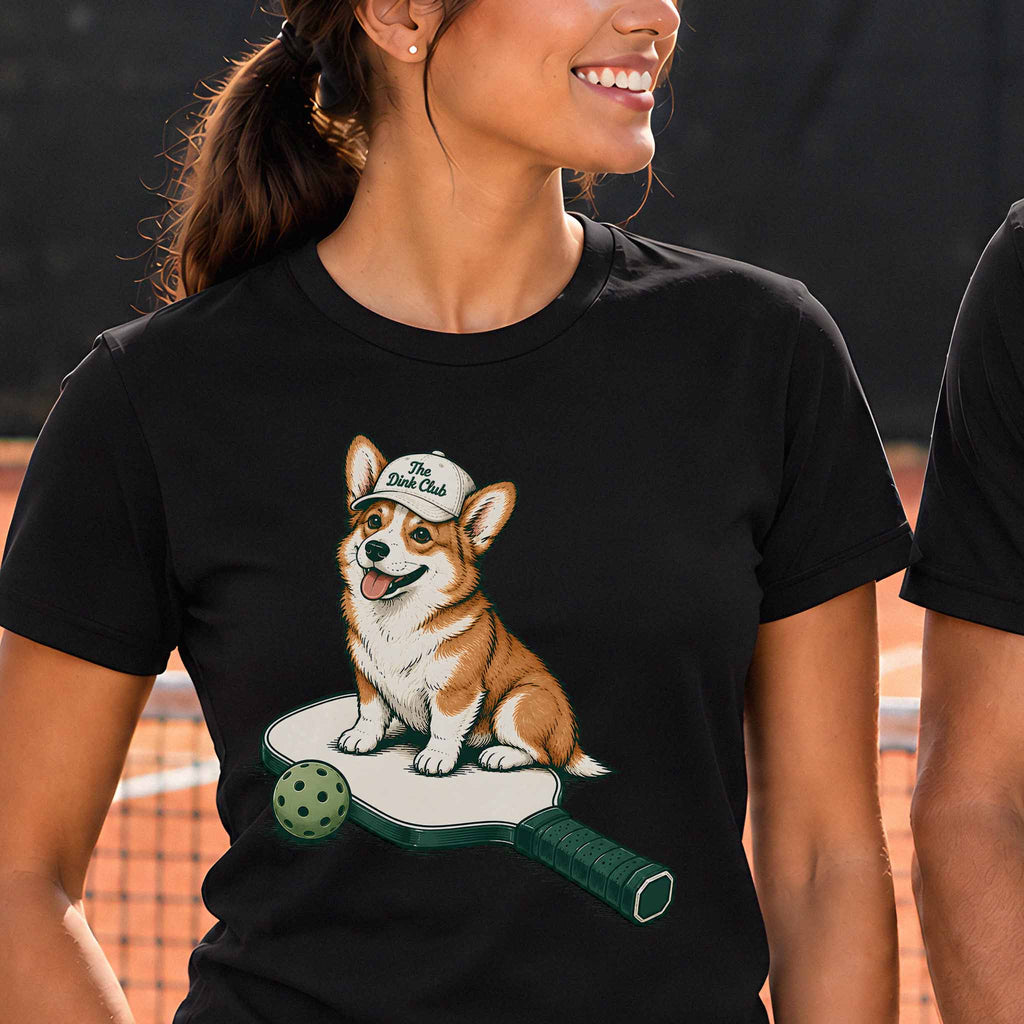 Paddle Buddy Corgi "The Dink Club" T-Shirt