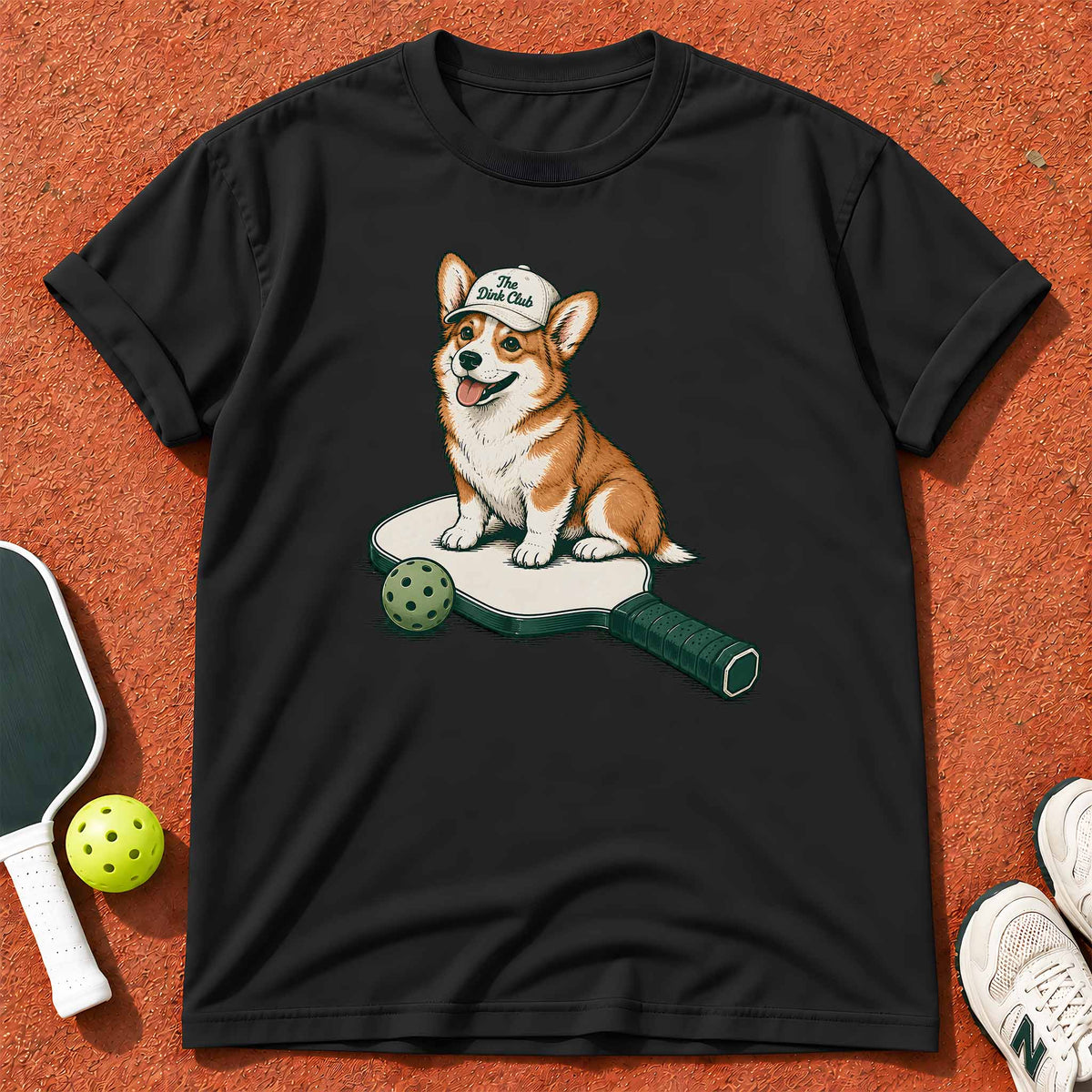 Paddle Buddy Corgi "The Dink Club" T-Shirt