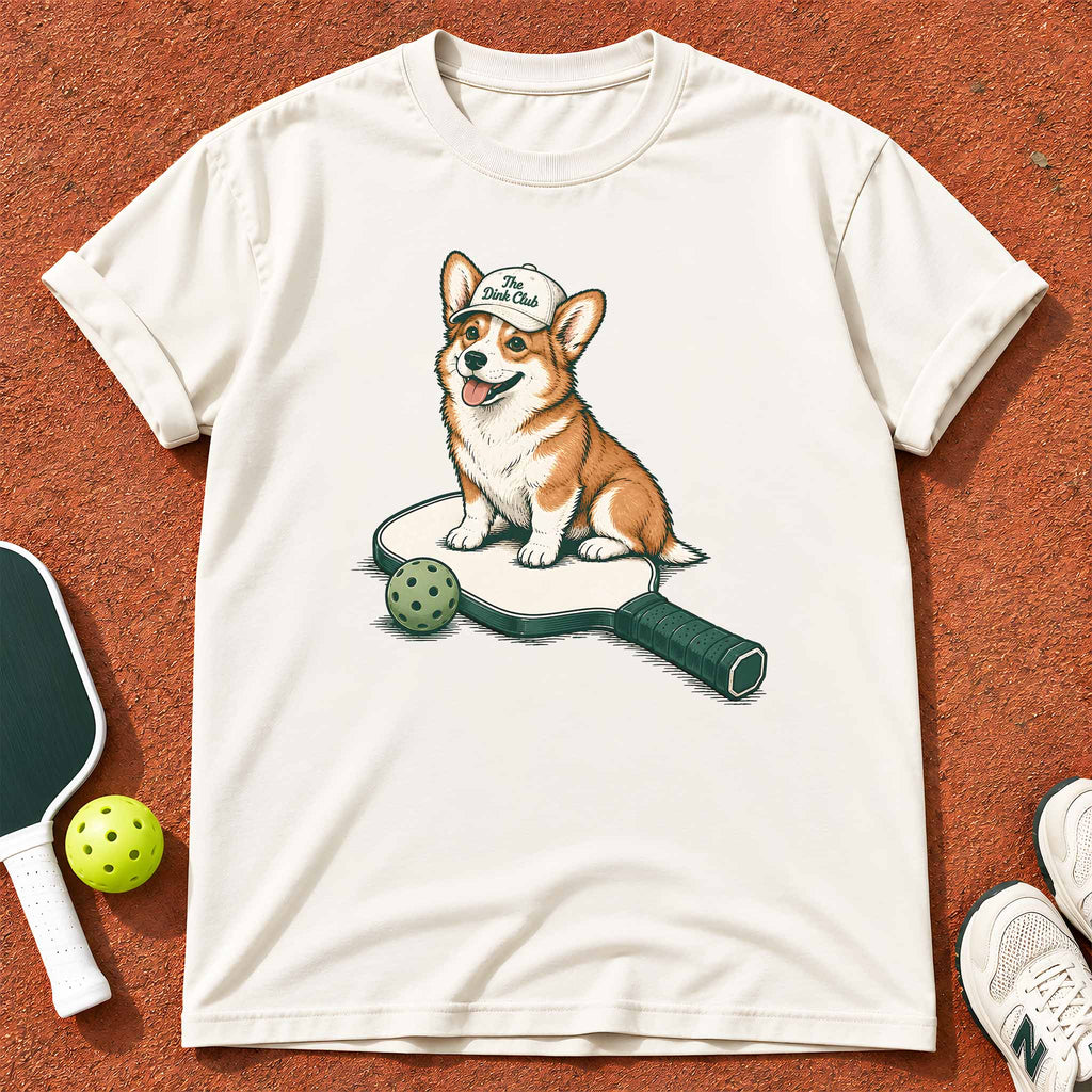 Paddle Buddy Corgi "The Dink Club" T-Shirt