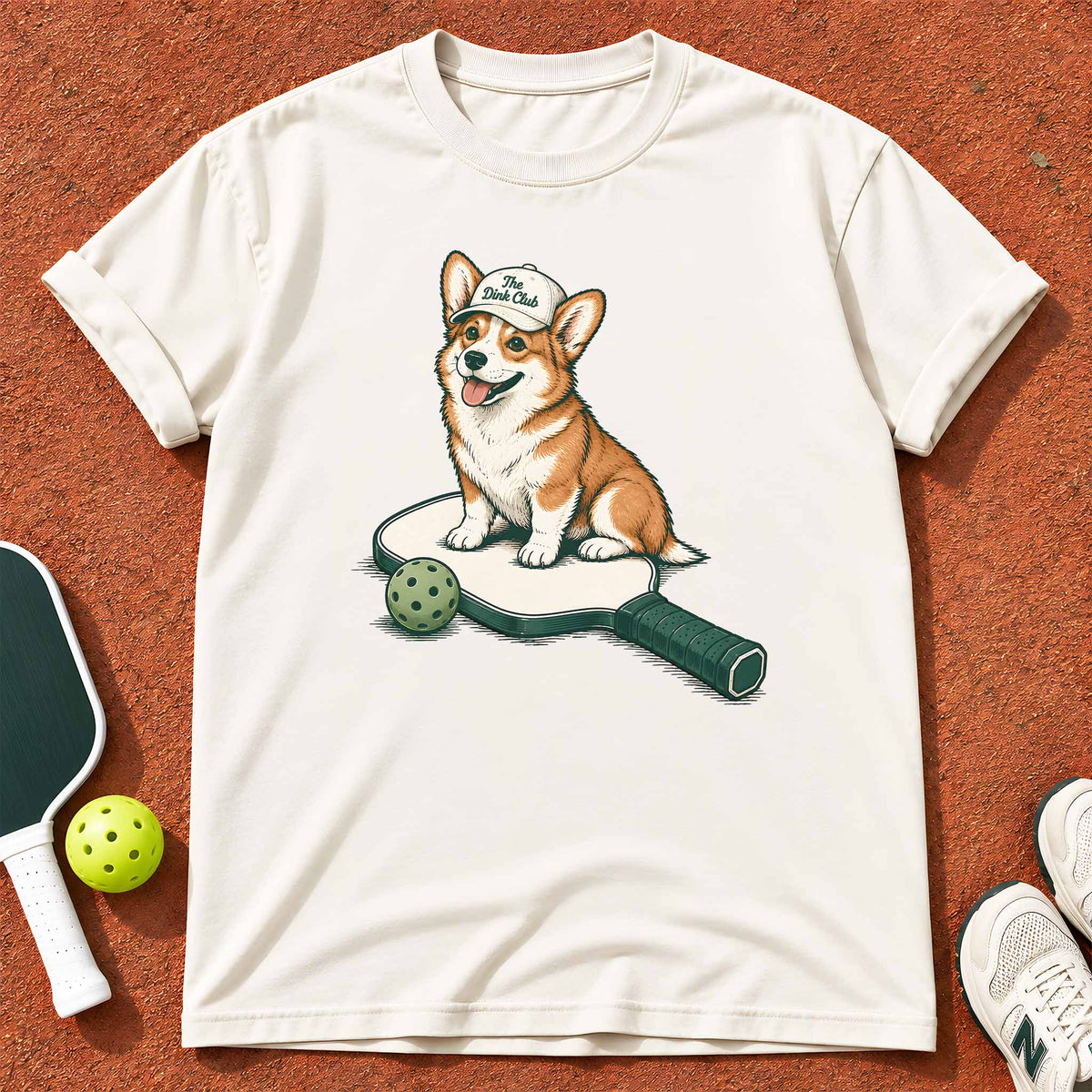 Paddle Buddy Corgi "The Dink Club" T-Shirt