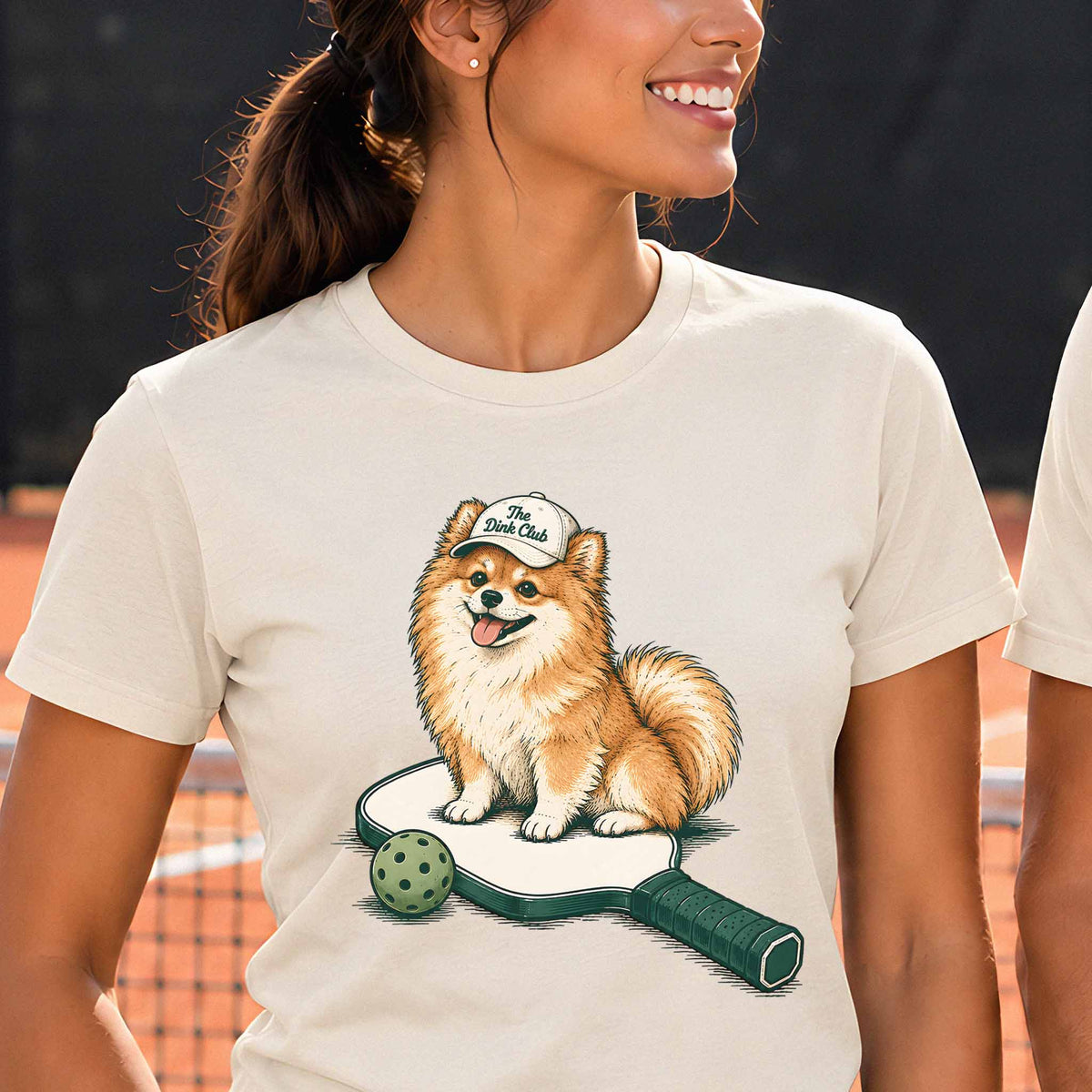 Paddle Buddy Pomeranian "The Dink Club" T-Shirt