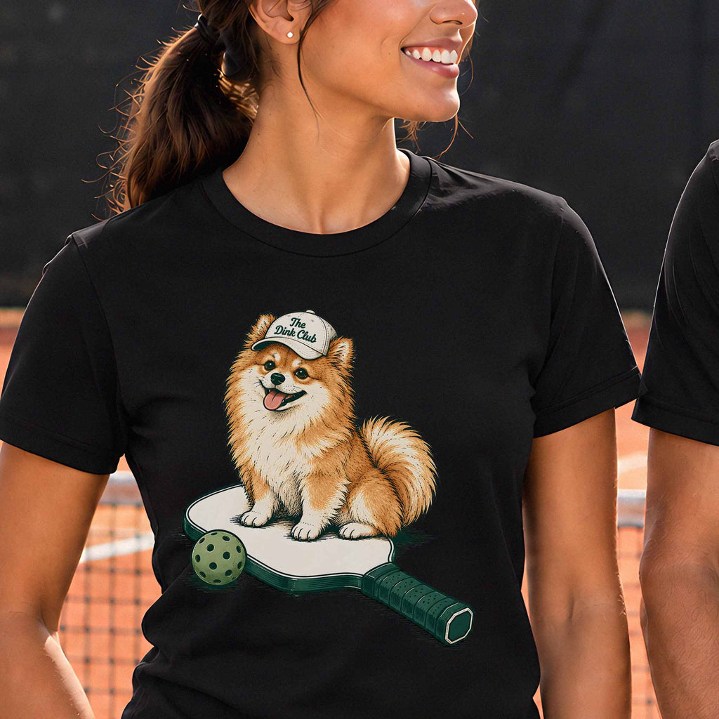 Paddle Buddy Pomeranian "The Dink Club" T-Shirt