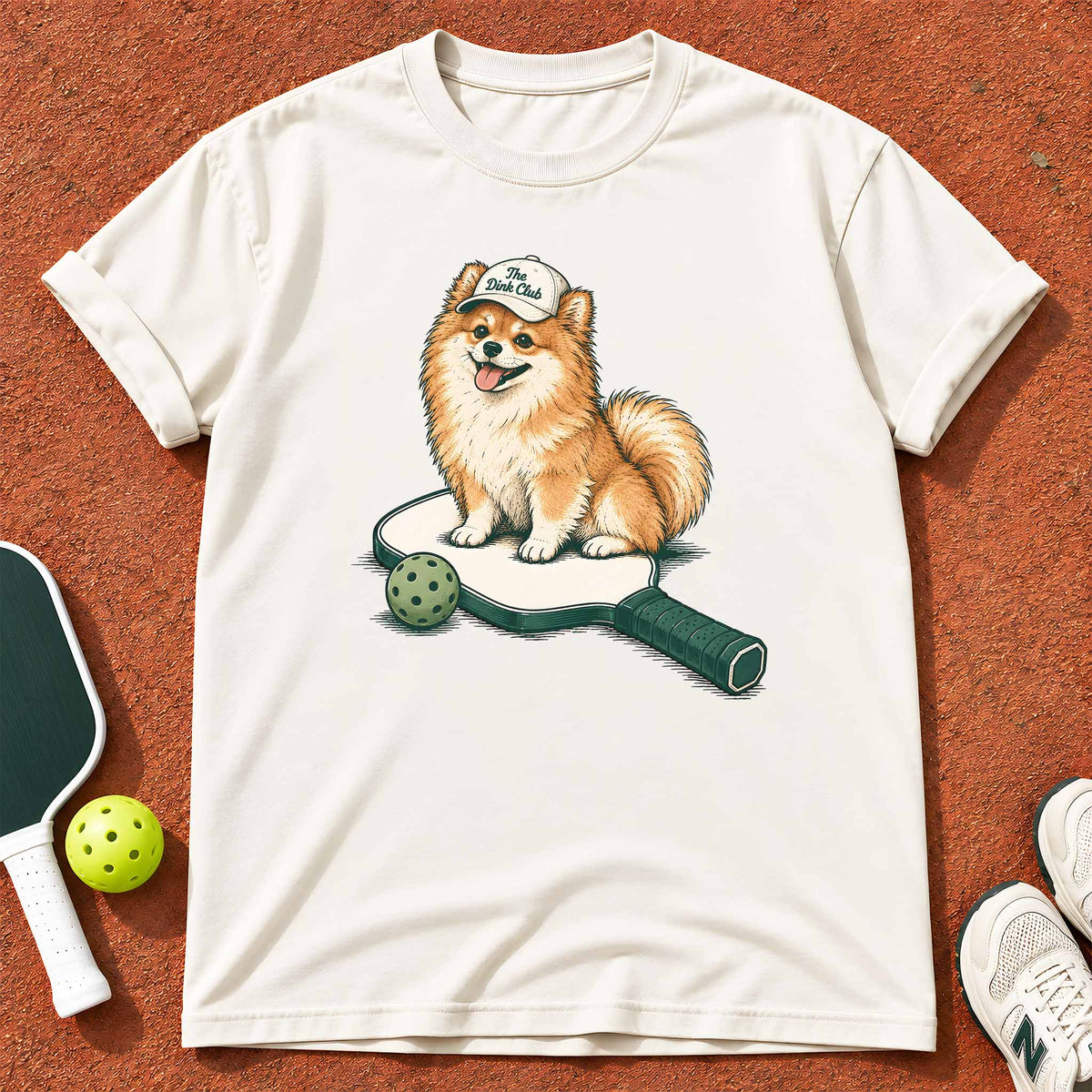 Paddle Buddy Pomeranian "The Dink Club" T-Shirt