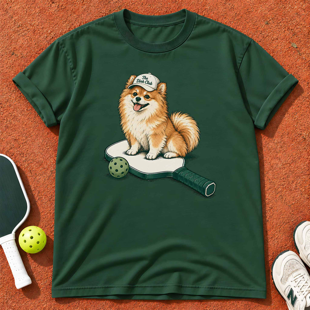 Paddle Buddy Pomeranian "The Dink Club" T-Shirt